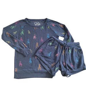 Chaser Peace Sweatshirt + Shorts